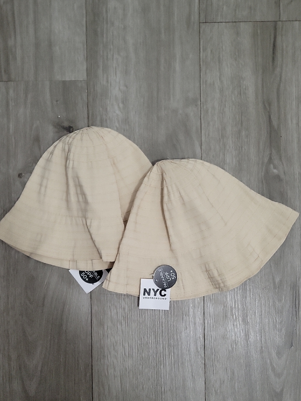 Underground Kids Beige Sun Hat - Pack of 2